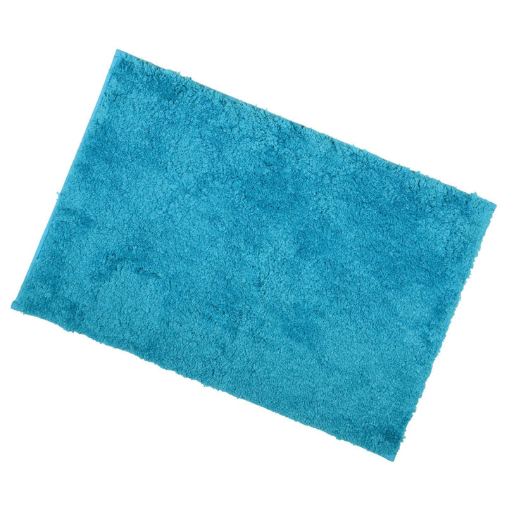 Soft Tufted Bathroom Bath Shower Mat Non-Slip Backing 12 Colours Teal / 40x60cm