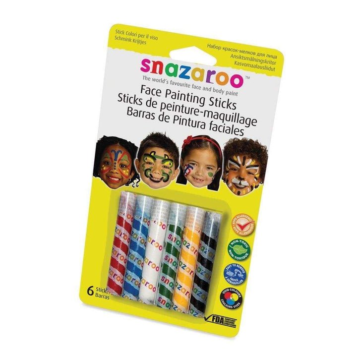 Snazaroo Face Painting Makeup Sticks Girls Boys Halloween Unisex