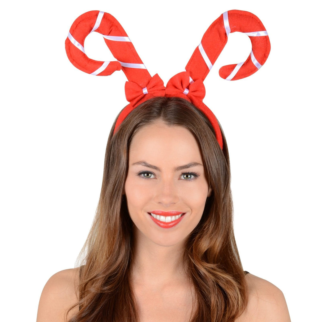 Festive Christmas Hats and Headbands Assorted Designs Candy Cane Headband