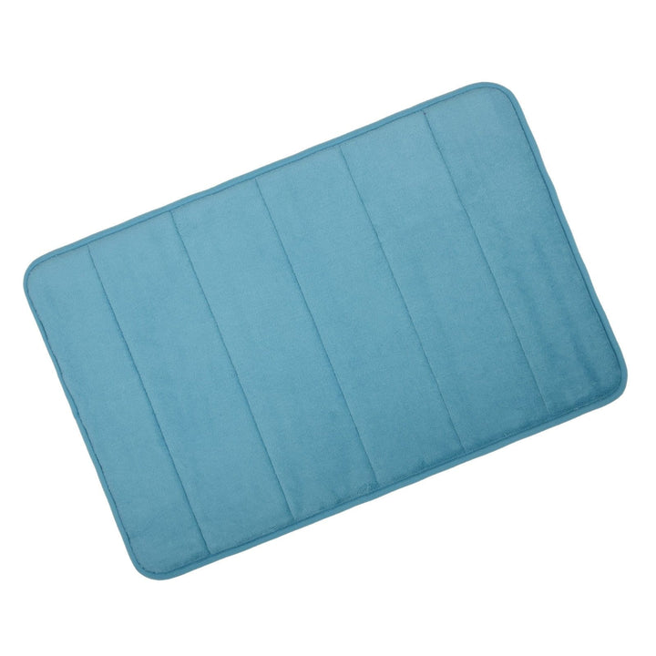 Microfibre Memory Foam Non Slip Bathroom Bath Shower Mat Teal / 50x80cm