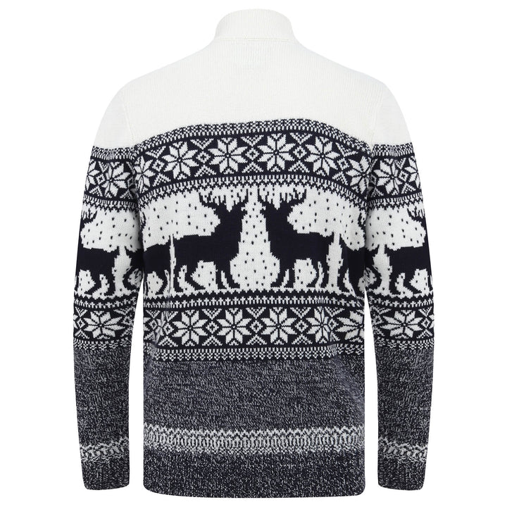 Mens Traditional Reindeer Christmas Jumper