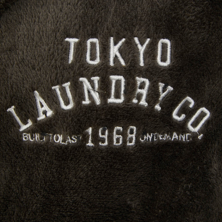 Mens Tokyo Laundry Hooded Soft Fleece Dressing Gown Robe