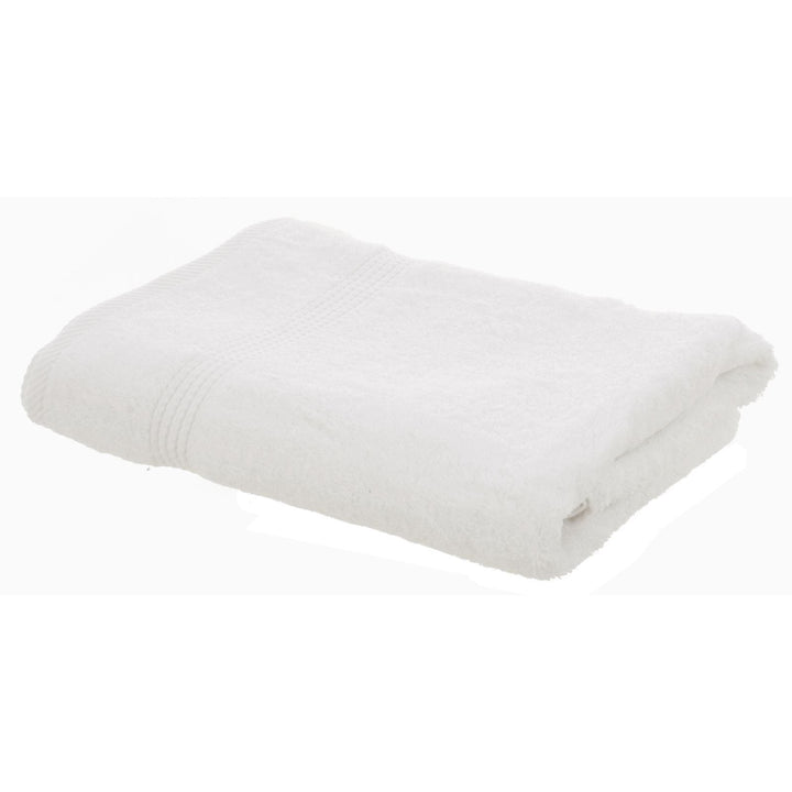 Bamboo Bliss Luxury 600gsm Bathroom Linen Range - Pure White Bath Sheet