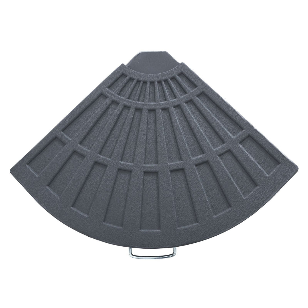 Azuma Quarter Round Parasol Base Slab 14kg 20kg Weighted 20kg