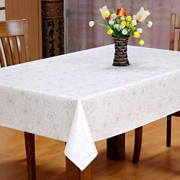 Floral Designs Large Tablecloth Wipe Clean PVC Vinyl Table Cover