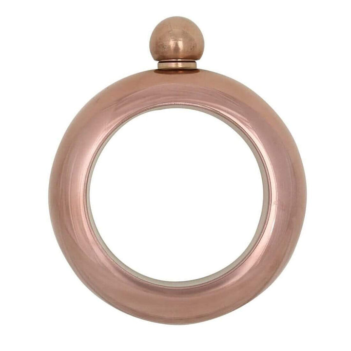 Stylish Stainless Steel Hip Flask Party Bangle Bracelet 125ml Rose Gold