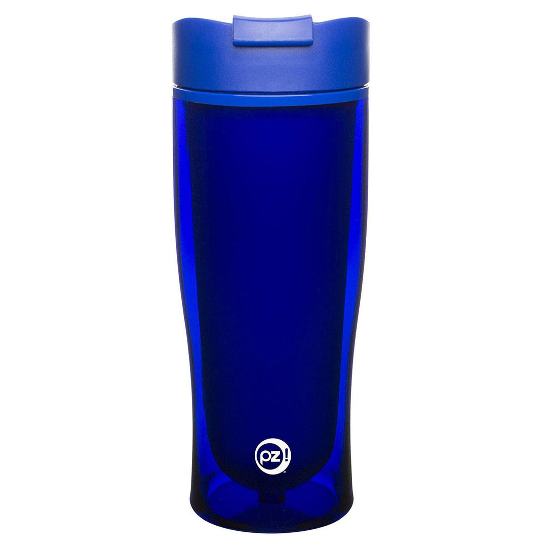 Zak! 15oz Cruise Insulated Tumbler Bottle With Flip Open Lid Sapphire