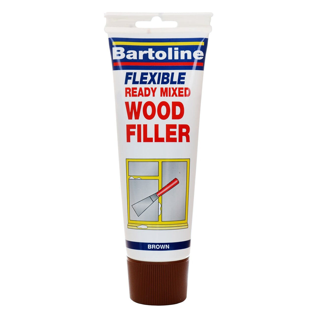 Bartoline Flexible Ready Mixed Wood Filler 330g Brown