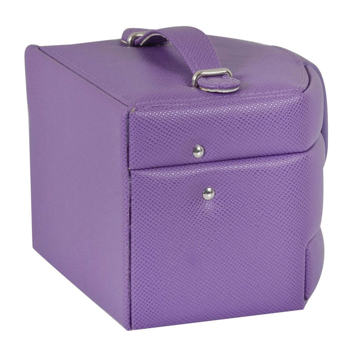 Small Faux Leather Jewellery Box With Three Drawers