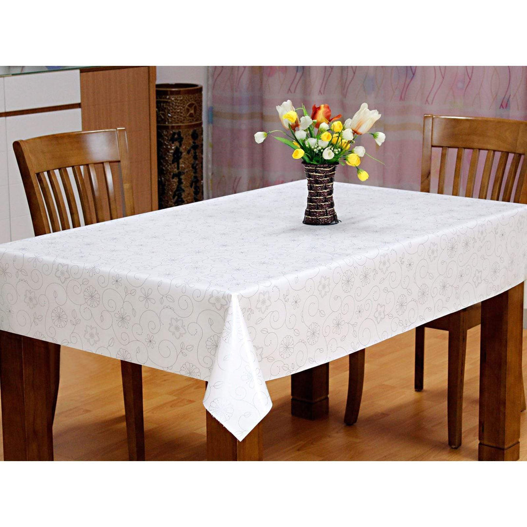 Floral Designs Large Tablecloth Wipe Clean PVC Vinyl Table Cover