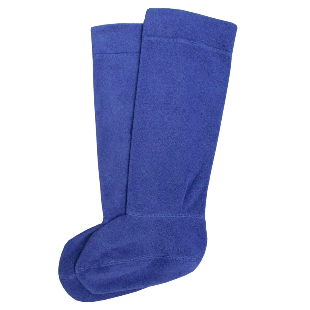 Adults Fleece Welly Liner Socks Wellies Wellington Boots Navy / UK 3-4