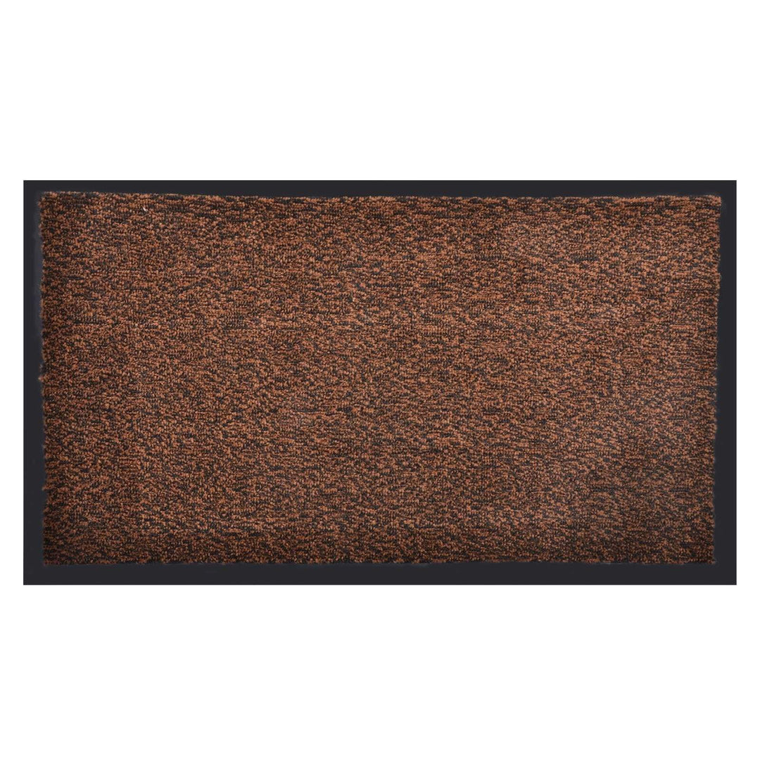 Large 75 x 45cm Heavy Duty Non-Slip Barrier Doormat Floor Mat Brown