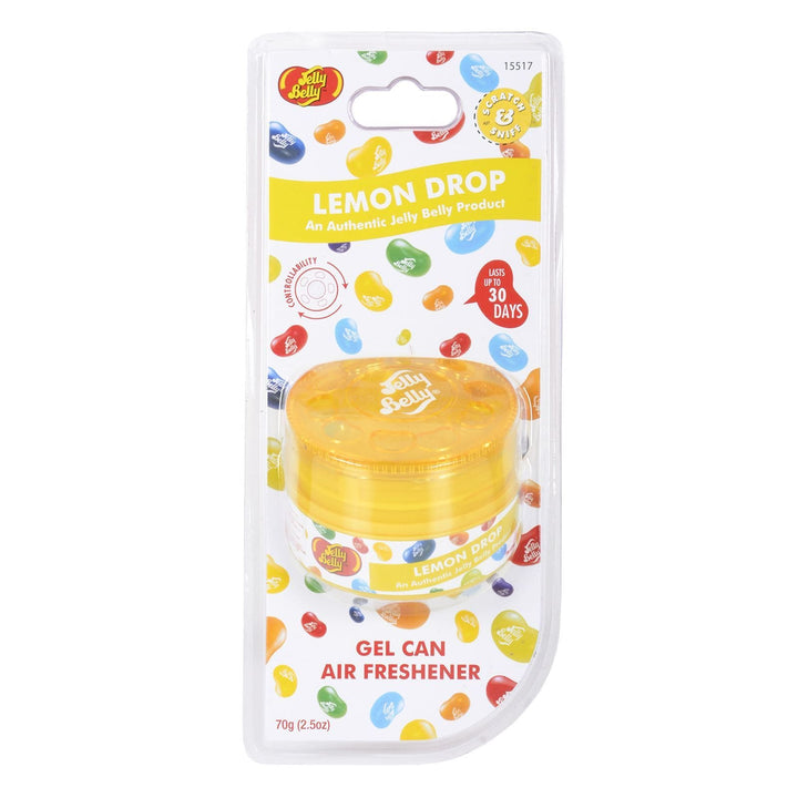 Jelly Belly Bean Fragrance Gel Can Air Freshener Car Home Lemon Drop