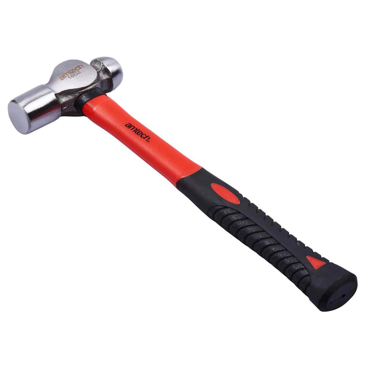 Amtech 16oz Ball Pein Fibreglass Shaft Hammer