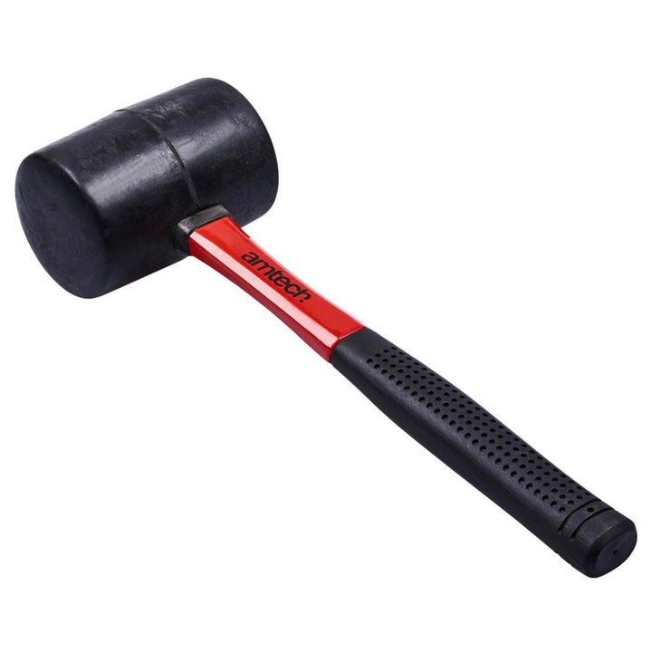 Amtech Black Rubber Mallet Fibreglass Shaft 16oz 32oz