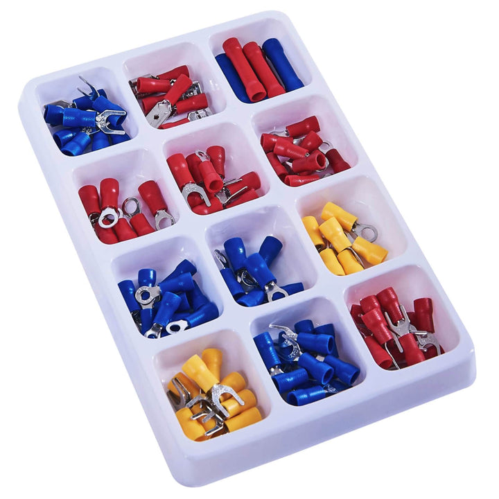 Amtech 100pc Terminal Assortment Insulated Crimp