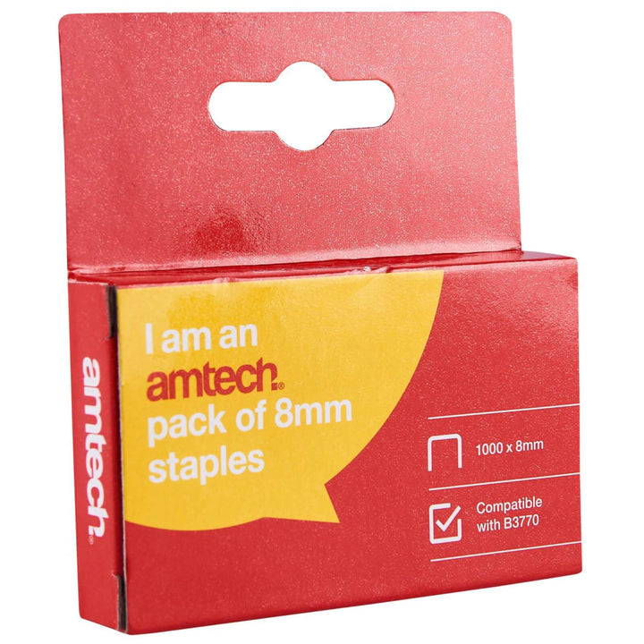 Amtech 1000Pc 8mm Staples