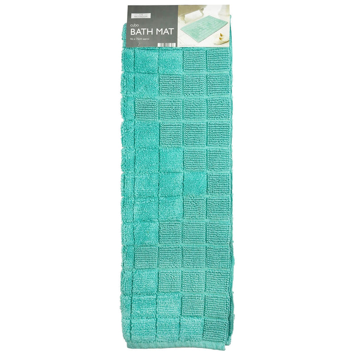 Cubo Bath Mat Thick Pile Absorbent 100% Cotton 76 x 46cm