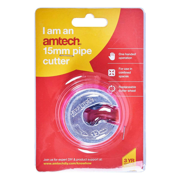 Amtech Pipe Cutter Compact Design 15mm/22mm