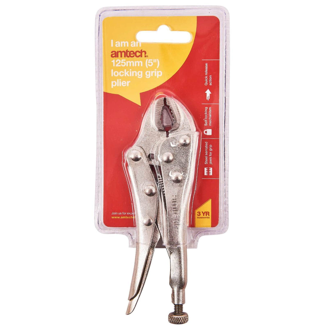 Amtech 5" Locking Grip Plier Quick Release