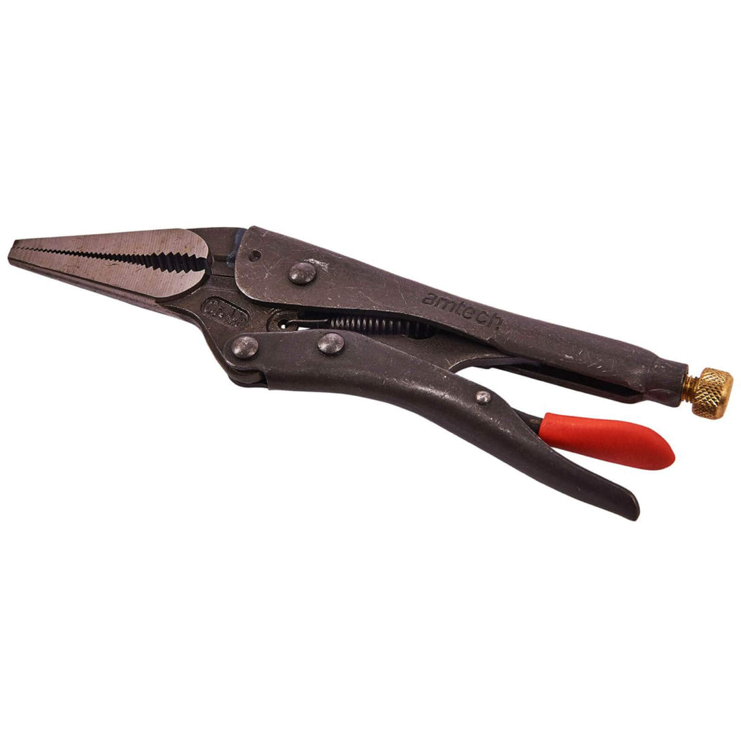 Amtech 9" Long Nose Locking Plier Quick Release