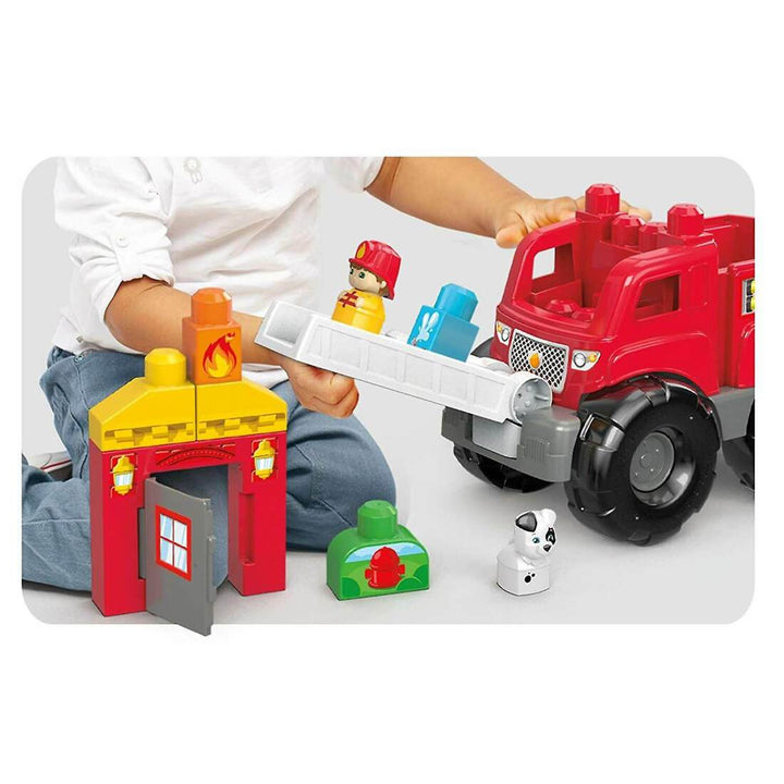 Mega Bloks Fire Truck Rescue First Builders Playset