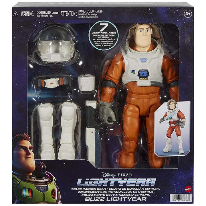 Buzz Lightyear Space Ranger Gear Action Figure 7 Pieces 30cm