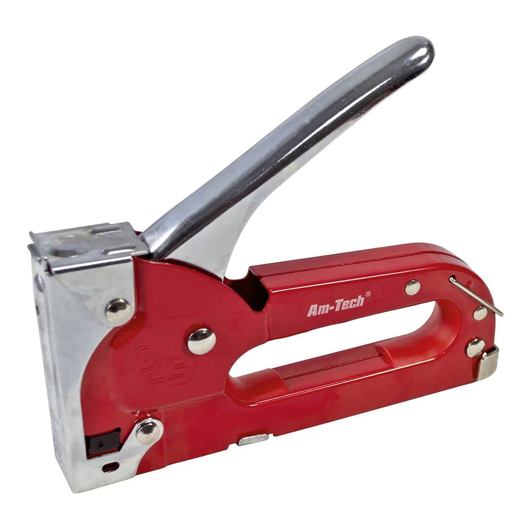 Amtech Red Staple Gun Fits 6-8mm Staples 500x6mm Included