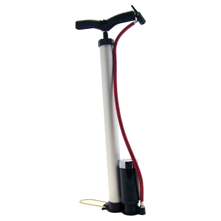 Amtech Stirrup Steel &amp; Alloy Hand Pump With Gauge