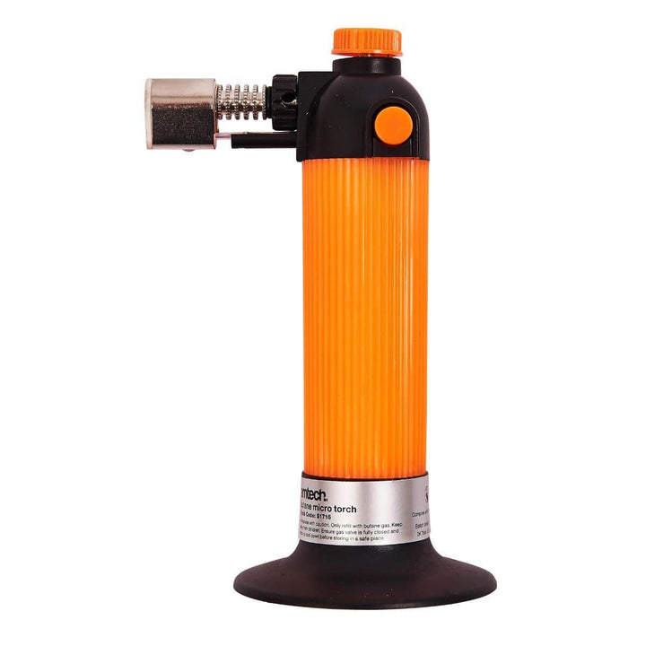 Amtech Butane Refillable Push Button Micro Torch