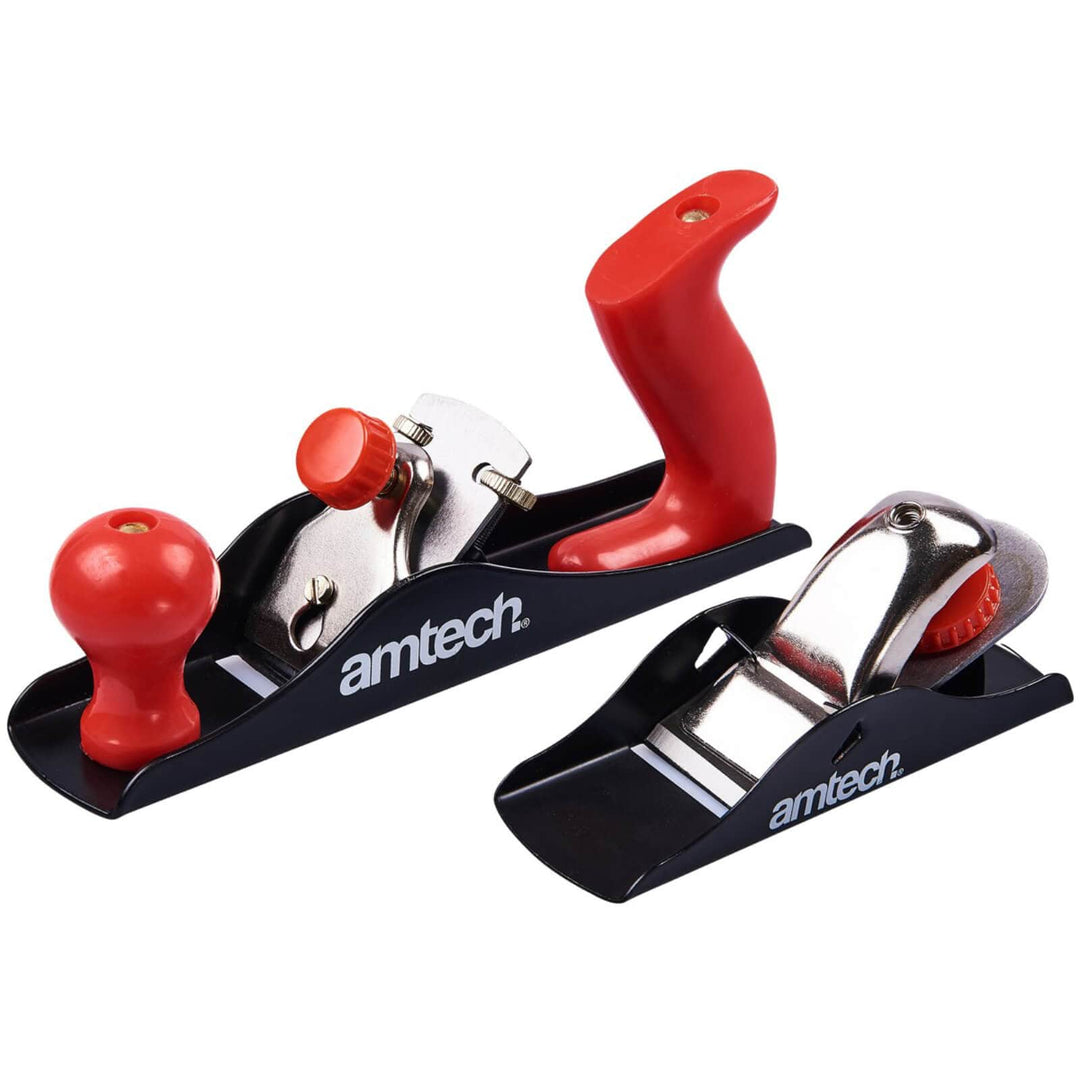 Amtech 2 Piece Wood Plane Set