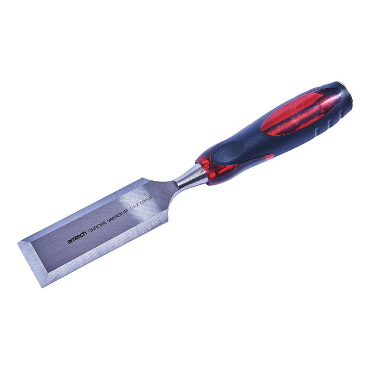 Amtech Wood Chisel Soft Grip 1/2" 1" 1 1/2" 2" 1 1/2"