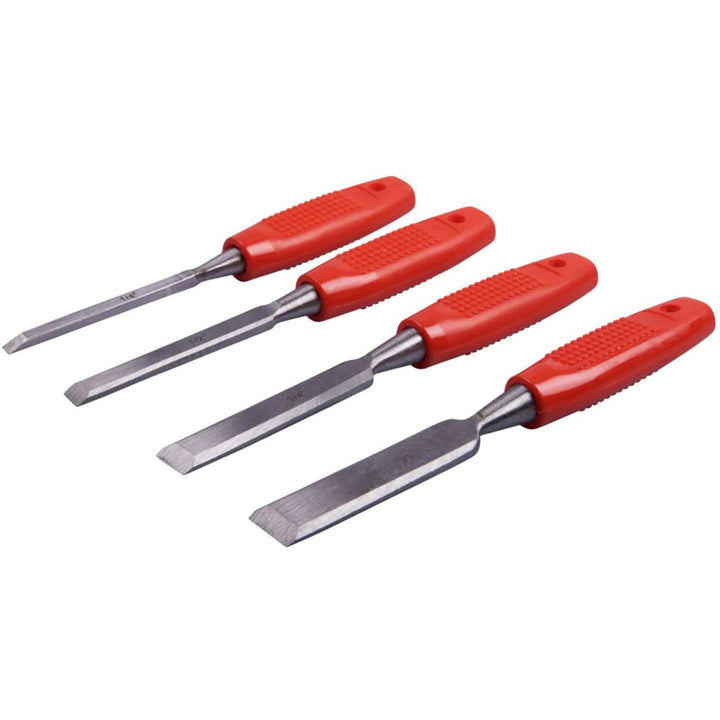 Amtech 4 Piece Wood Chisel Set Plastic Handles