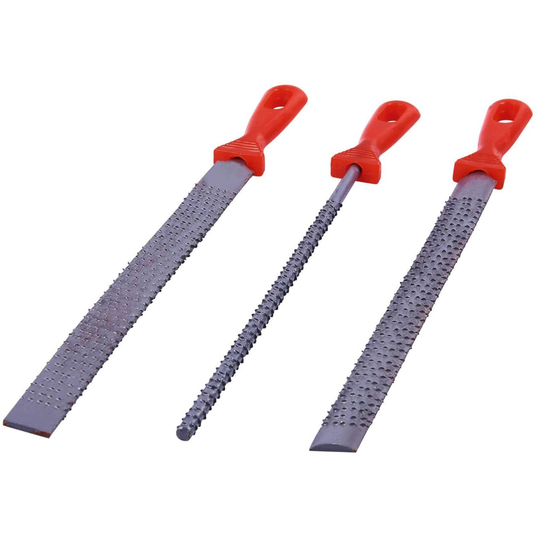 Amtech 3 Piece Rasp File Set Carbon Steel