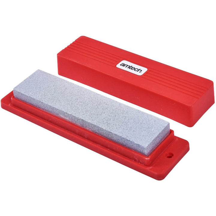 Amtech 8" Sharpening Stone And Box Set