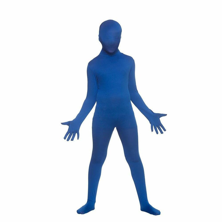 Kidz Skinz Suit - Full-Body Costume for Dress-Up Fun and Mischief Blue / M