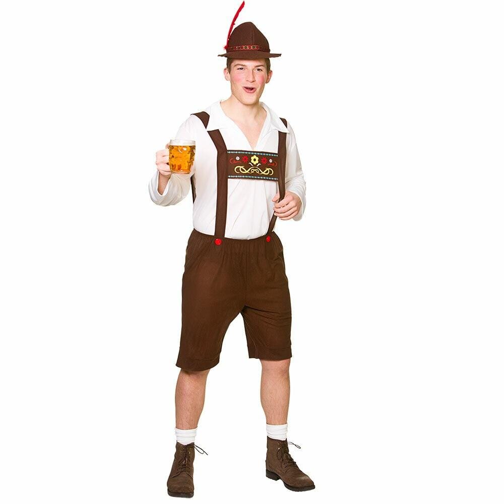 Bavarian Beer Guy Mens Fancy Dress Costume German Festival S