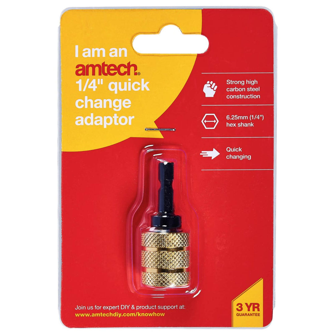 Amtech 1/4" Quick Change Chuck Adaptor