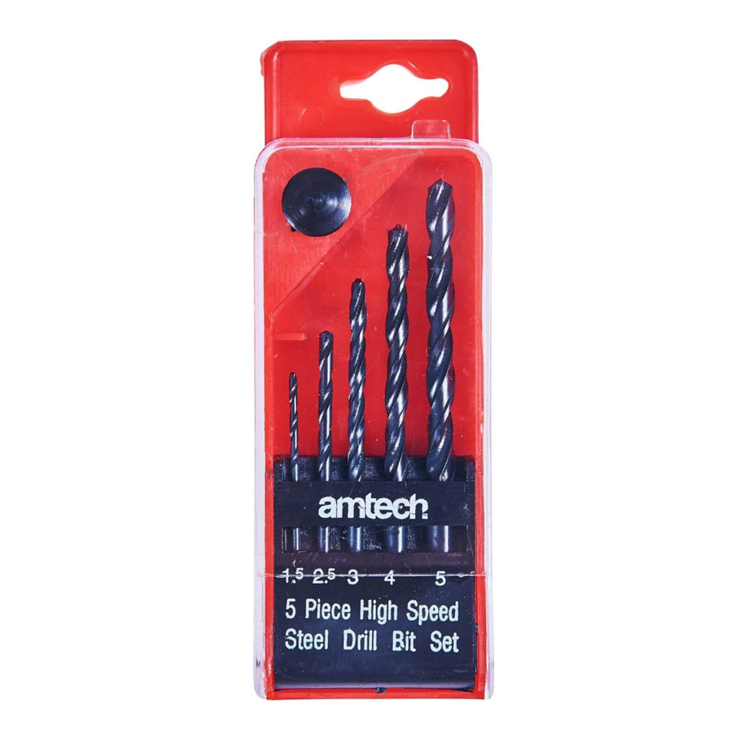 Amtech High Speed Steel Drill Bit Set 5 Piece