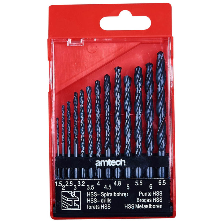 Amtech High Speed Drill Bit Set 13 Piece