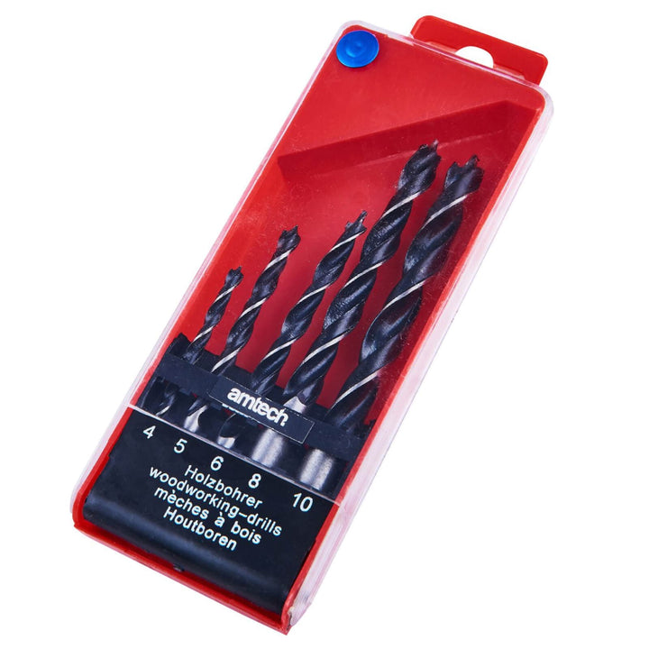 Amtech 5 Piece Wood Drill Bit Set