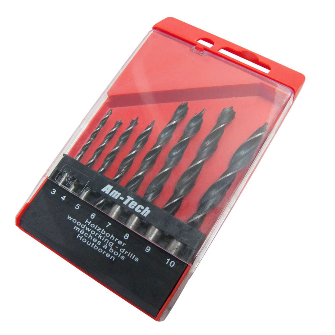 Amtech Wood Drill Bit Set 8 Piece