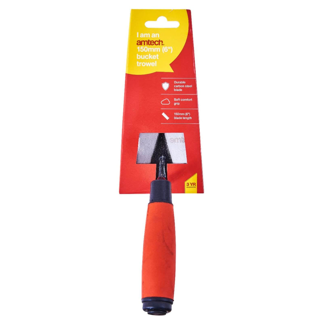 Amtech 6" Bucket Trowel Soft Grip