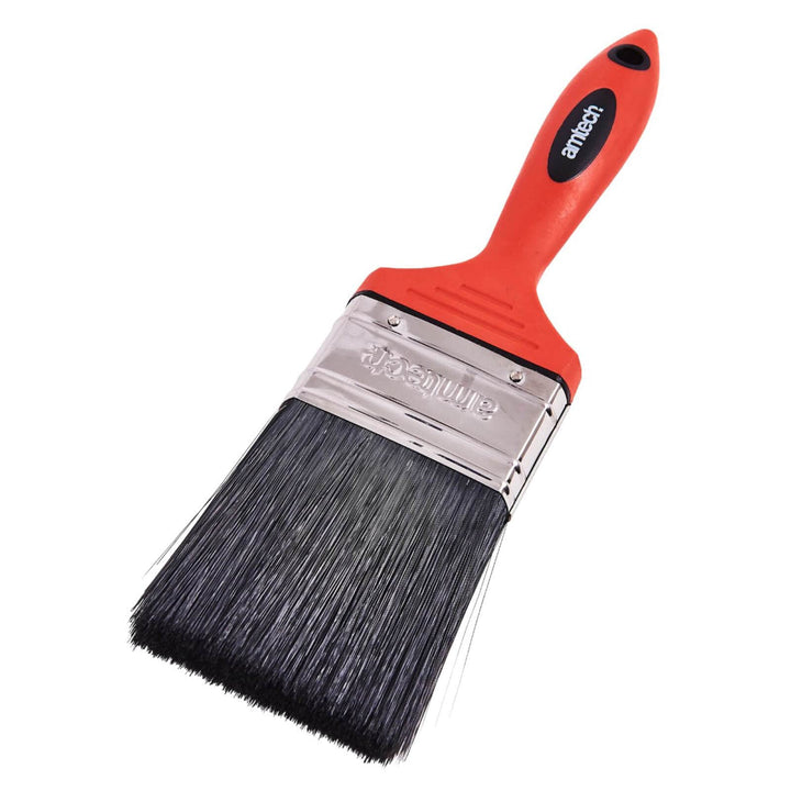 Amtech No Bristle Loss Paint Brush Soft Grip