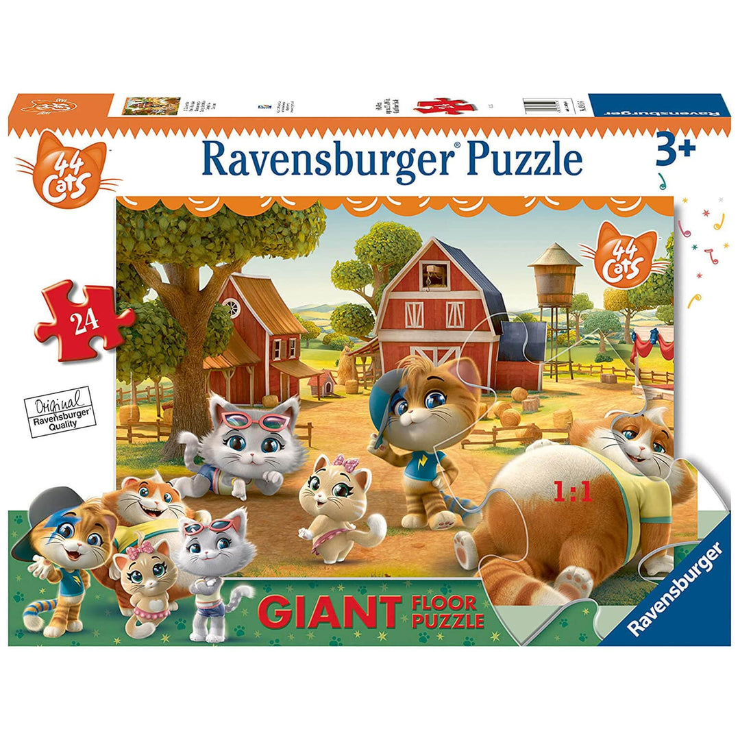 44 Cats Giant Floor Puzzle Ravensburger Jigsaw 24 Pieces Age 3+