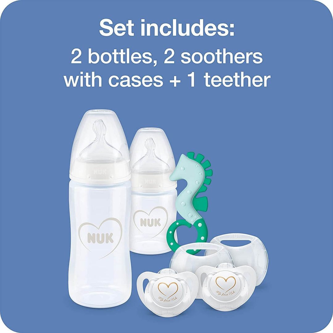 NUK Newborn Set Bottles Silicone Teats Soothers Teether