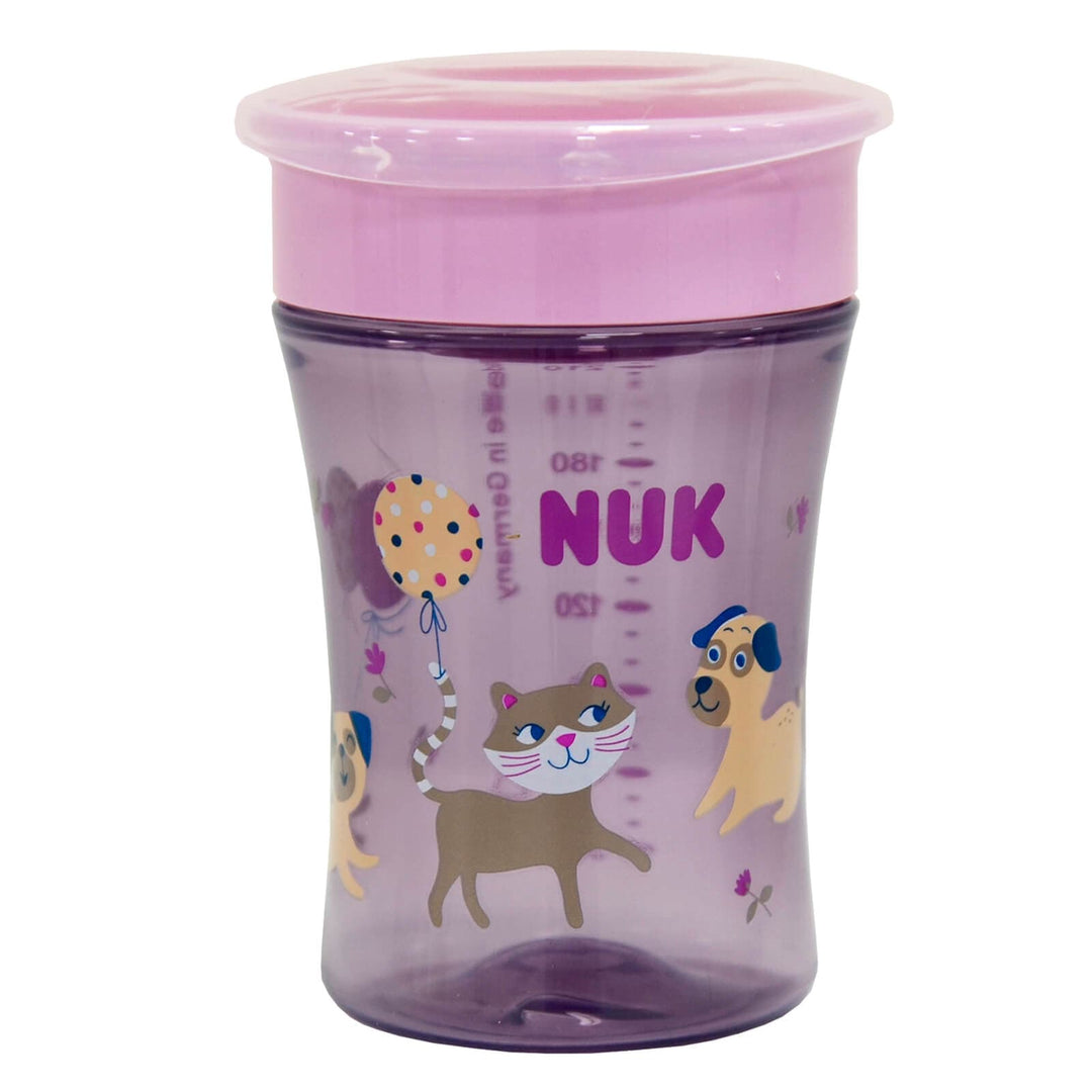 NUK Magic Cup 230ml Spillproof Lid Drinking Rim Air Vent