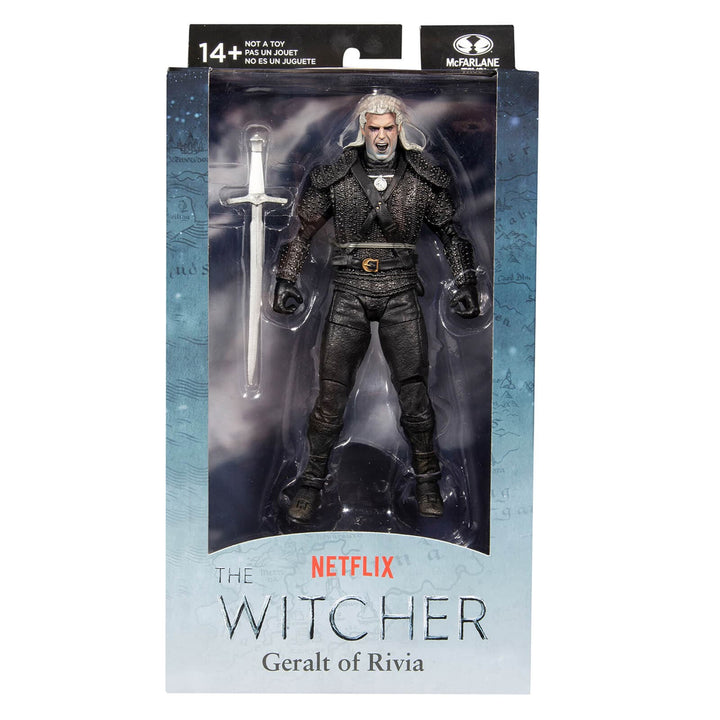 The Witcher TV 7" Collectible Figure & Accessory Posable Age 14+ Geralt of Rivia