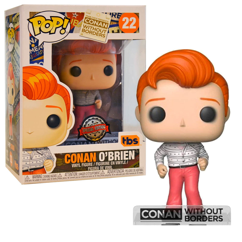 Pop! Television Collectible Vinyl Figure Funko Range 10cm 22 - Conan O'Brien Special Edition