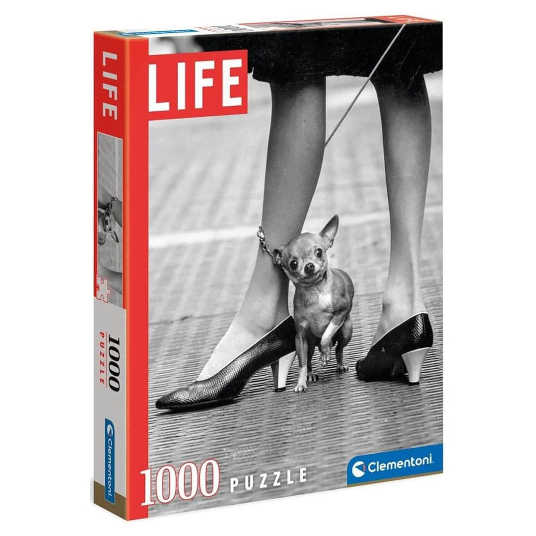 Life Magazine Cover Photo Jigsaw Puzzle Black White 1000 Pieces Chihuahua